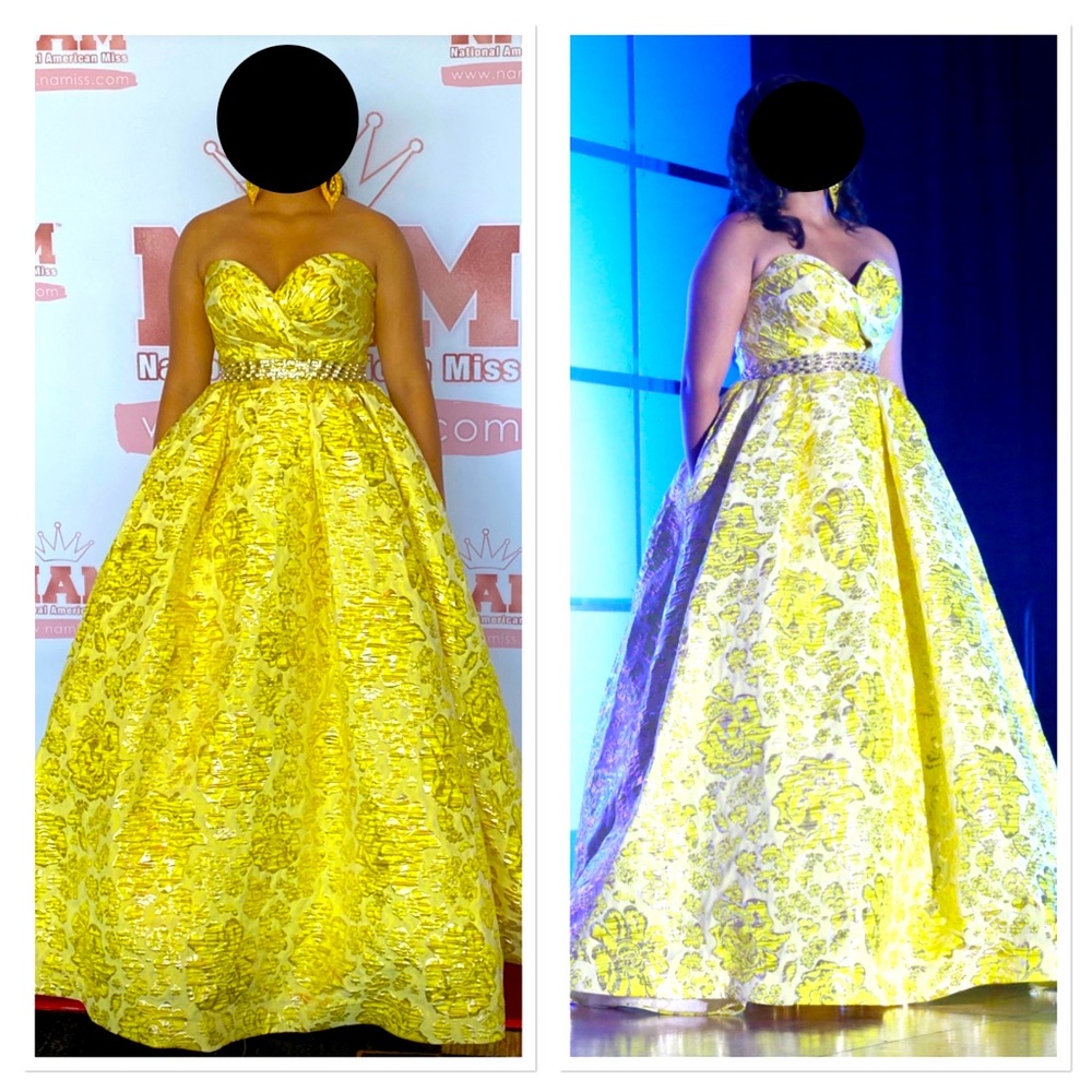 MacDuggal Strapless sweetheart neckline ball gown!